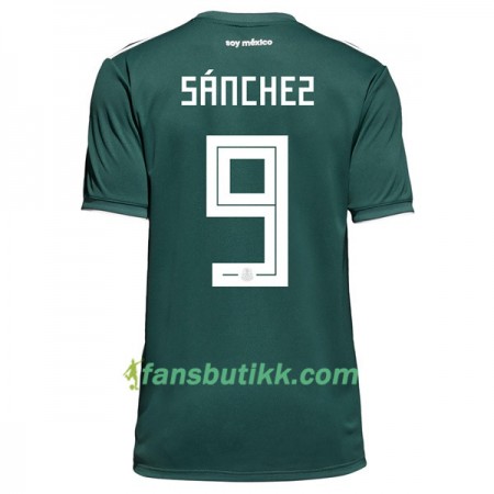 Fotball-VM 2018 Mexico drakt Sanchez 9 Hjemmetrøye